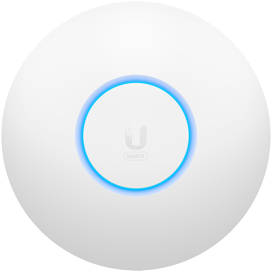 Ubiquiti U6-Lite Wi-Fi 6 Access Point with dual-band 2x2 MIMO in a compact design for low-profile mounting no POE included in pa