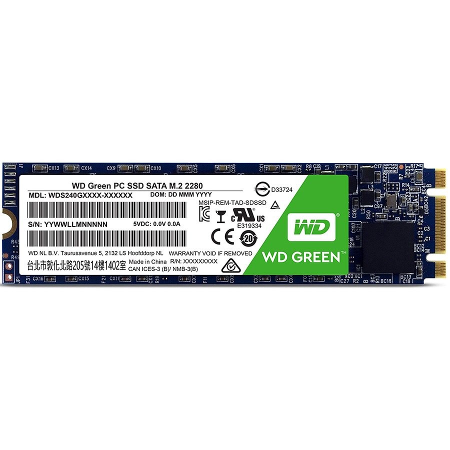 SSD WD Green 480GB SATA 6Gbps, M.2 2280, Read: 545 MBps 1cctv.ro