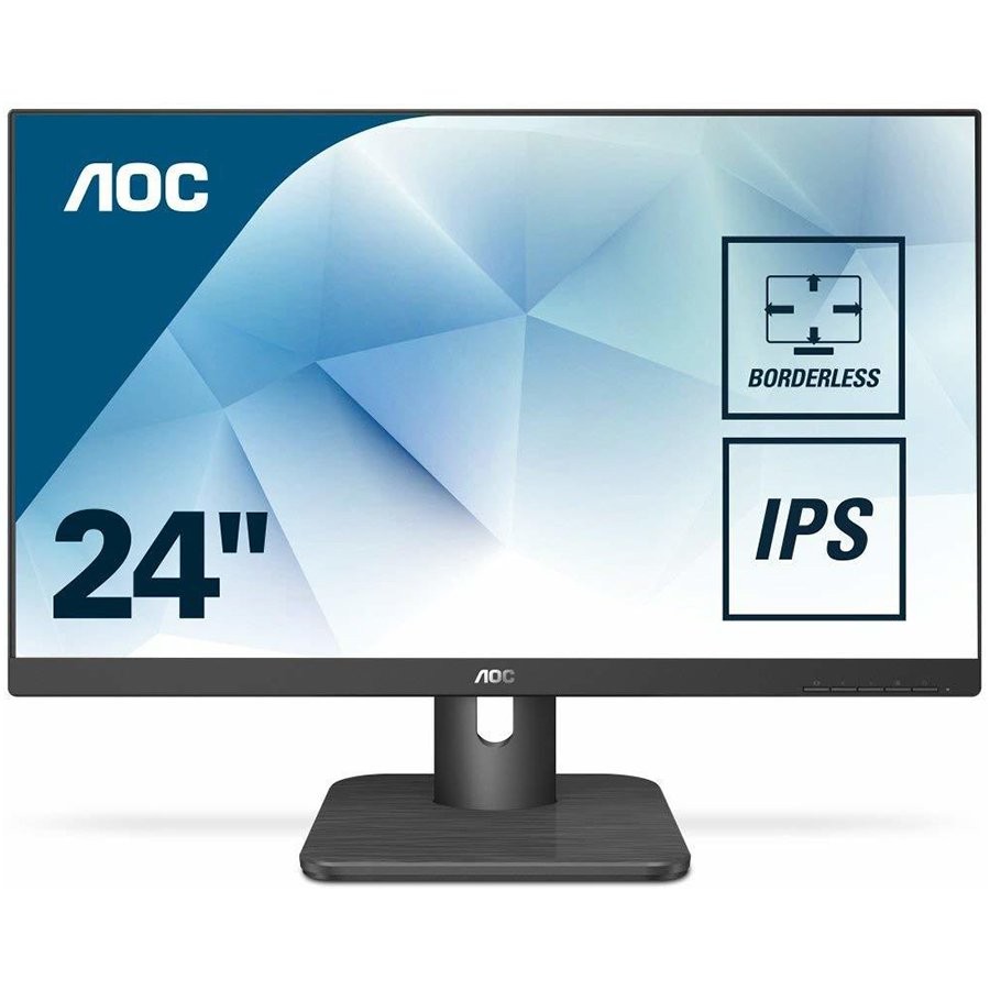 Monitor 23.8\'\' AOC 24E1Q Black IPS, 16:9, 1920x1080, 5ms, 250 cd/m2, 1000:1, D-Sub, HDMI, DP, 2Wx2, vesa