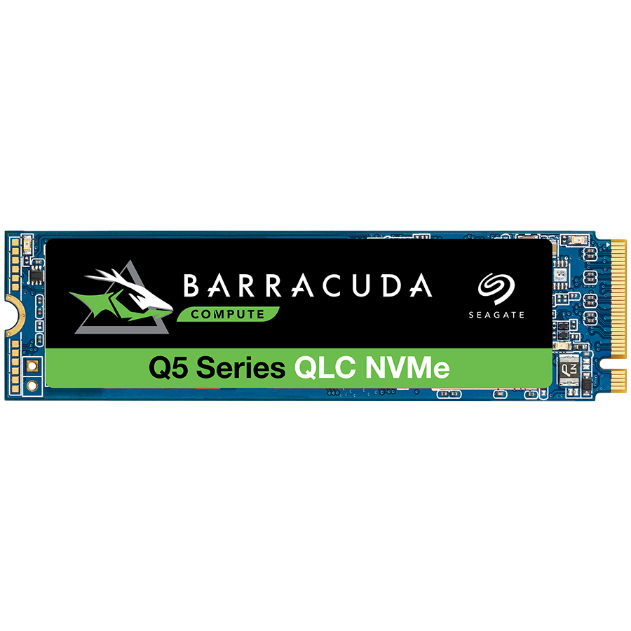 SSD SEAGATE BaraCuda Q5 500GB M.2 2280-S2 PCIe Gen3 x4 NVMe 1.3, Read/Write: 2300/900 MBps, TBW 119, Rescue Recovery 1 an 1/3
