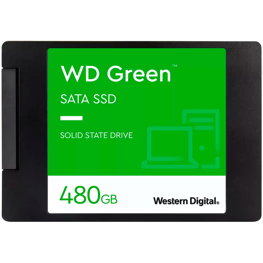 SSD WD Green 480GB SATA 6Gbps, 2.5”, 7mm, Read: 545 MBps 1cctv.ro