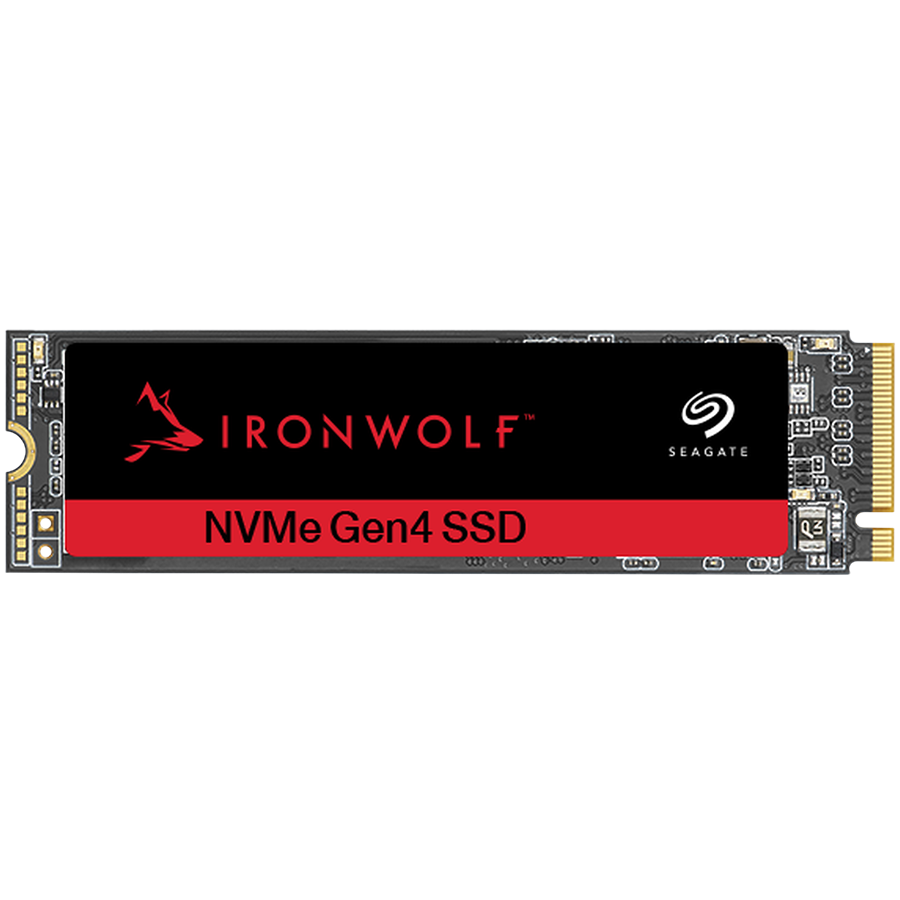 SSD SEAGATE IronWolf 225 2TB M.2 2280-D2 PCIe Gen4 x4 NVMe 1.3, 3D TLC, R/W: 5000/4400 Mbps, IOPS 740K/700K, TBW: 2800 1/3
