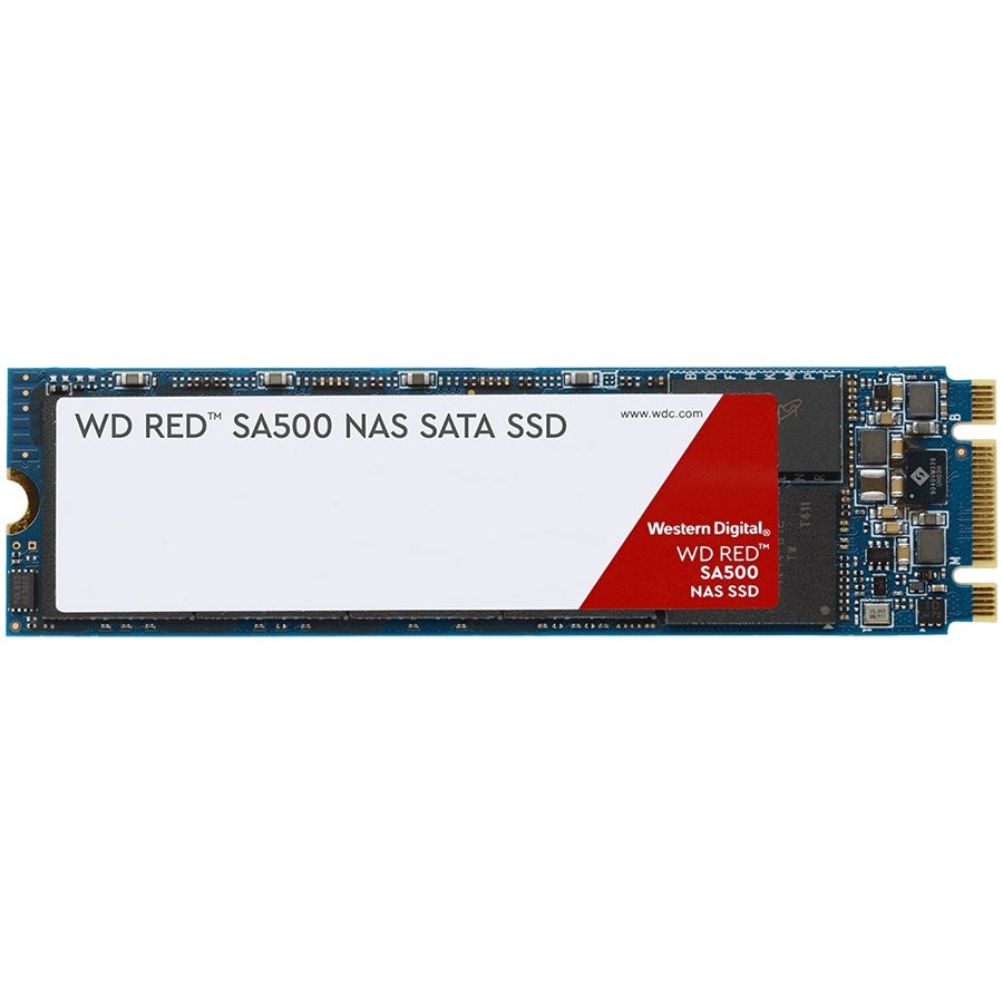 SSD NAS WD Red SA500 500GB SATA 6Gbps, M.2 2280, Read/Write: 560/530 MBps, IOPS 95K/85K, TBW: 350