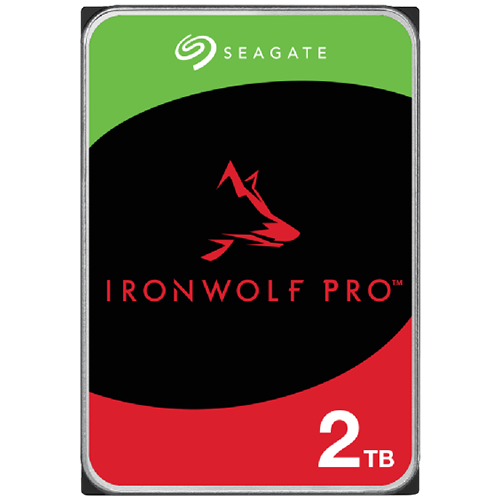 Hdd nas Seagate ironwolf pro 2tb cmr (3.5, 256mb, sata 6gbps, 7200rpm, rv sensors, rescue data recovery services 3 ani)