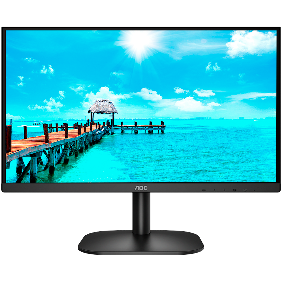 AOC Monitor LED 22B2H/EU, VA, 54.6 cm (21.5″), 1920 x 1080 pixels, HDMI, 3000:1, 75Hz, 8 Bit, sRGB 98%, Full HD, LED, 4 ms, Blac 1080