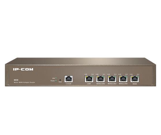 IP-COM M50 Mutti-WAN Hotspot Router, Procesor: 800Mhz Dual Core, Dimensiuni: 440*285*44(mm) 512 Mb RAM, 128 Mb Flash, Interfata: - 2 | YEO