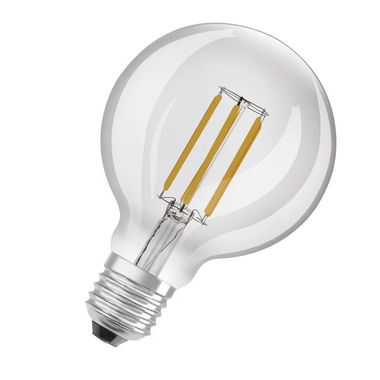 Bec LED Osram Globe A95, Ultra Efficient Light, E27, 4W (60W), 840 lm, lumina calda (3000K), cu filament