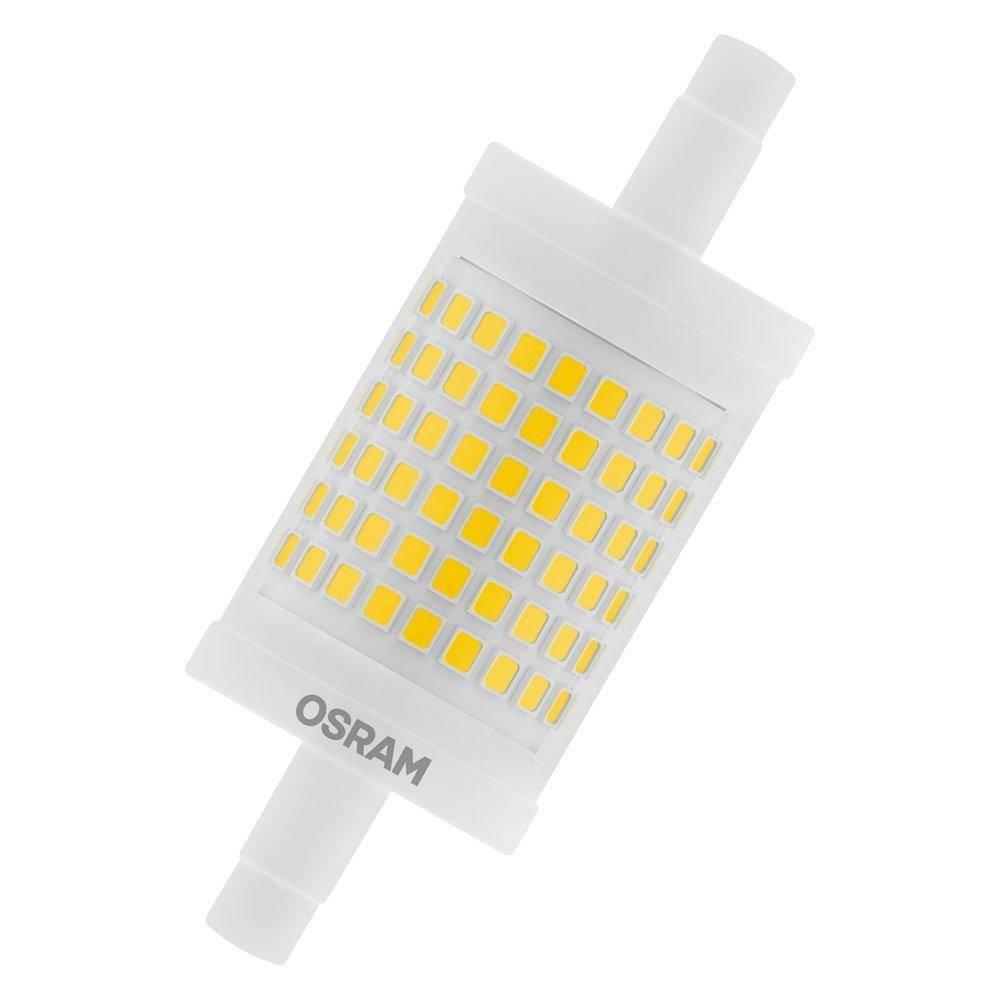 Bec LED Osram DIM LINE, R7s, 12W (100W), 1521 lm, lumina calda (2700K), dimabila, 78mm, ?28mm