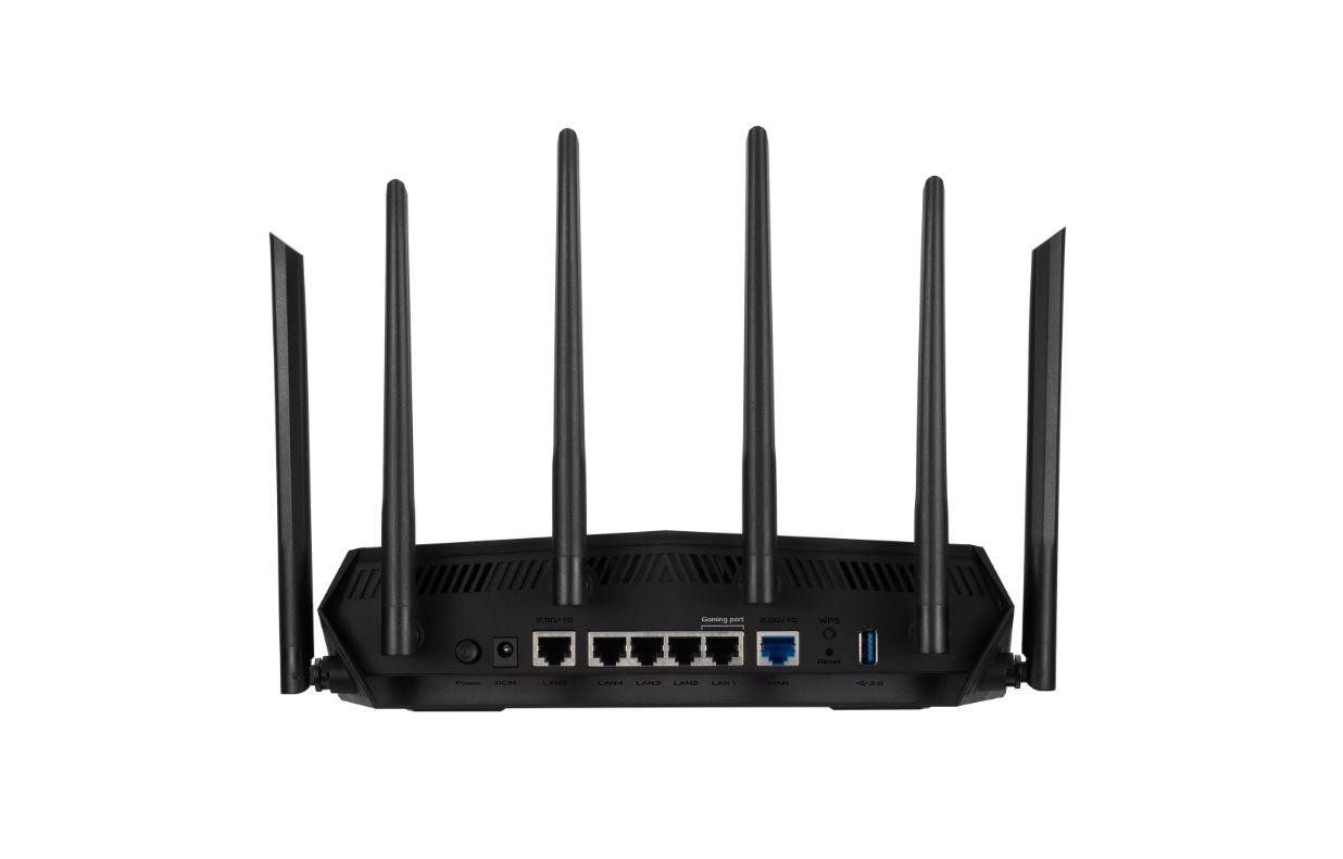 ASUS TUF Gaming AX6000 Dual Band WiFi 6 Gaming Router, Network Standard: IEEE 802.11a, IEEE 802.11b, IEEE 802.11g, WiFi 4 (802.1 retelistica