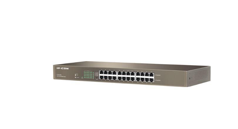 IP-COM 24-Port Gigabit Ethernet Switch, G1024G, unmanaged, Standarde: IEEE802.3, IEEE802.3u, IEEE802.3X, IEEE802.3ab , interfata - 2 | YEO