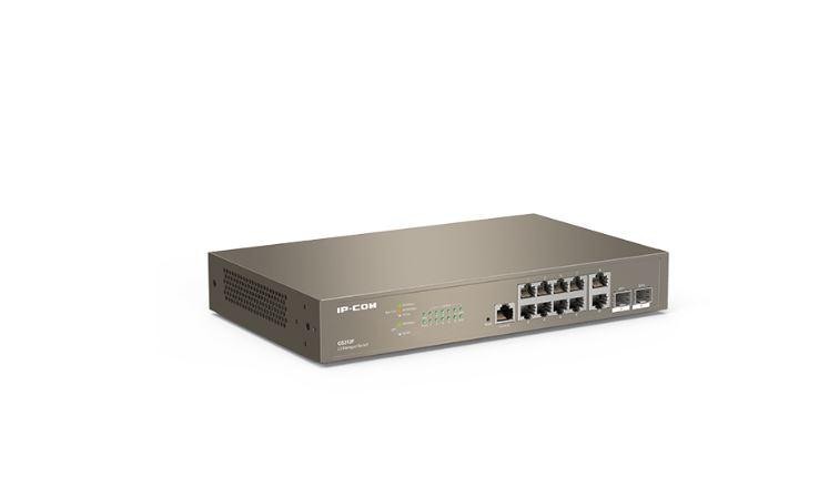 IP-COM switch G5312F, 12-Port Gigabit Ethernet managed L3 switch, Standard and Protocol: IEEE802.3、 IEEE802.3u、 IEEE802.3ab、 IEE