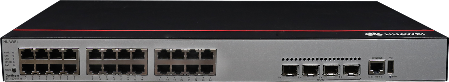 SWITCH HUAWEI S5735-L24P4X-A1 24P GB, 4P SFP+, POE+, RACKABIL, L2+ MANAGEMENT - include si LICENTA HUAWEI S57XX-L Series BasicSW