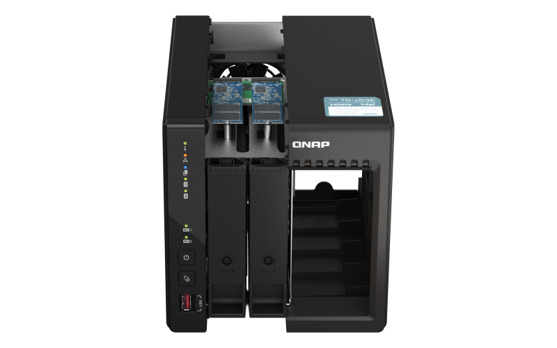 NAS QNAP 253E 2-Bay, CPU Intel Celeron J6412 4-core/4-thread processor, burst max. 2.6 GHz, RAM 8 GB DDR4 onboard not expandable - 2 | YEO