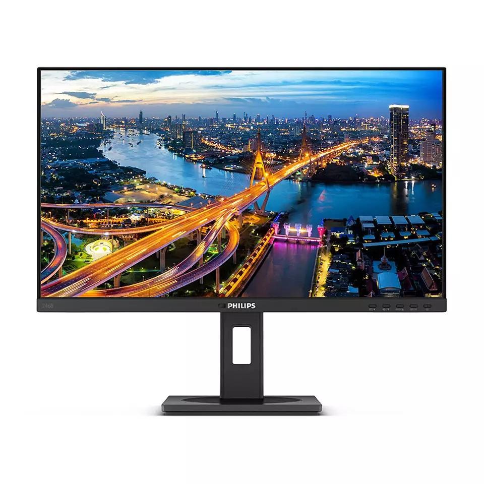 MONITOR Philips 246B1 23.8 inch, Panel Type: IPS, Backlight: WLED, Resolution: 2560 x 1440, Aspect Ratio: 16:9, Refresh Rate:75