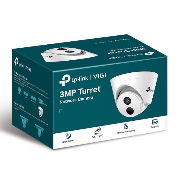 TP-LINK VIGI 3MP Outdoor Turret Network Camera, VIGI C400HP-2.8, 1/2.7