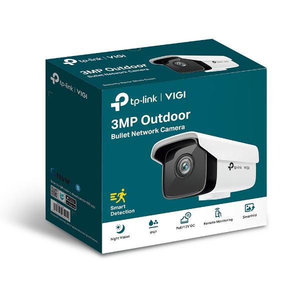 TP-LINK VIGI 3MP Outdoor Bullet Network Camera, 1/2.8