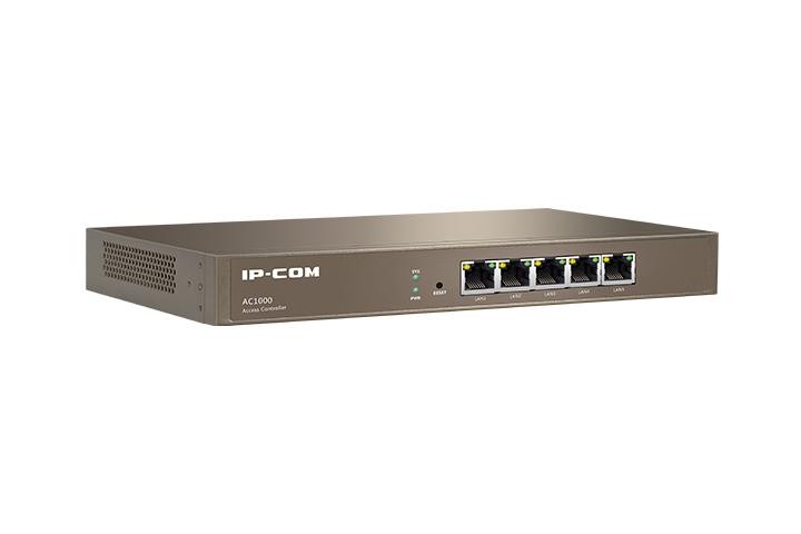 IP-COM AC1000 Wave AP Controller, montare tavan si perete, Standarde: IEEE 802.3u/ab, interfata: 5*10/100/1000Mbps LAN, CPU: 80