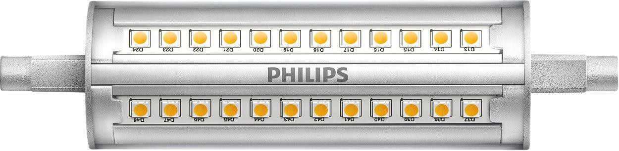 Bec LED Philips, R7S, 14W (100W), 1800 lm, lumina neutra (4000K), dimabil, 118mm
