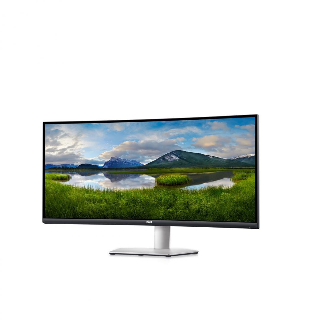 Monitor LED Dell Curved S3422DW, 34inch, VA WQHD, 4ms, 100Hz, alb - 1 | YEO