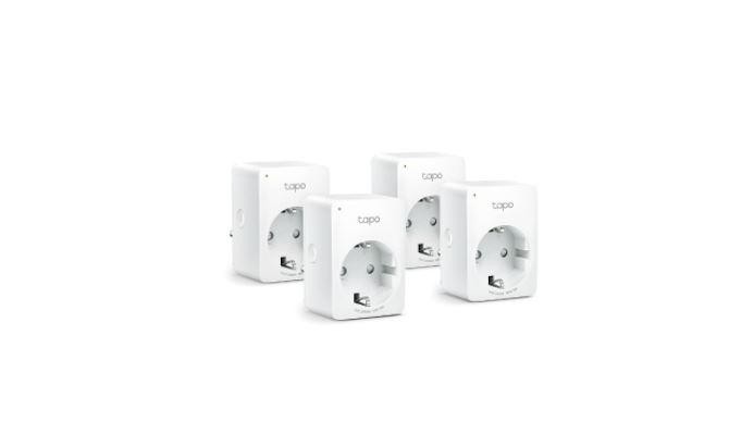 TP-Link MINI SMART WI-FI SOCKET TAPO P100 (4-PACK), Protocol: IEEE 802.11b/g/n, Bluetooth 4.2 (for onboarding only), 2.4 GHz, An