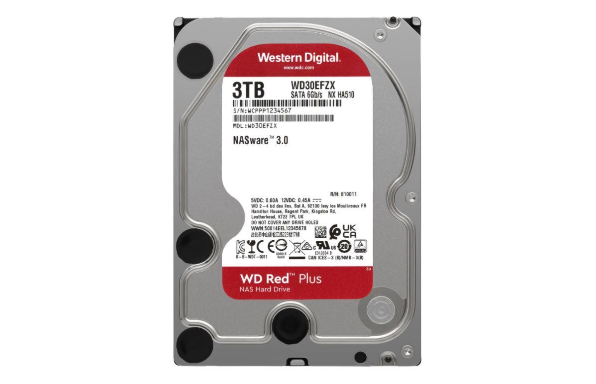 HDD WD Red, 3TB, 5400RPM, SATA III