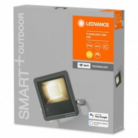 Proiector LED inteligent Ledvance SMART+ WiFi DIMMABLE, 50W, 220-240V, 4000 lm, lumina calda (3000K), IP65/IK05, dimabil, 237x20