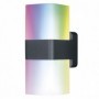 Aplica LED RGB pentru exterior Ledvance SMART+ Wifi Cube UpDown, 14W, 950 lm, lumina alba si color (3000K), IP44/IK03, 205x110x8
