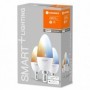 3 Becuri LED inteligent Ledvance SMART+ WiFi Candle Tunable White B, E14, 4.9W (40W), 470 lm, lumina alba (2700-6500K)