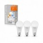 3 Becuri LED inteligent Ledvance SMART+ WiFi Classic Tunable White A, E27, 9W (60W), 806 lm, lumina alba (2700-6500K)
