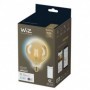 Bec LED inteligent vintage (decorativ) WiZ Connected Filament Gold G125 ,Wi-Fi, E27, 6.7W (50W), 640 lm, lumina alba (2000-5000K