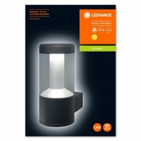 Aplica LED pentru exterior Ledvance Endura Style Lantern Modern, 12W, 610 lm, lumina calda (3000K), IP44, 240x176x110mm, alumini