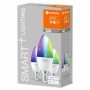 3 Becuri LED RGB inteligent Ledvance SMART+ WiFi Candle Multicolour B, E14, 4.9W (40W), 470 lm, lumina alba si color (2700-6500K
