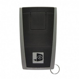 Telecomanda cu 1 buton Videofied KF240, pentru armare/dezarmare, dimensiuni: 70 mm x 40 mm x 10 mm, greutate: 40 g