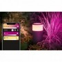 Stalp LED RGB pentru iluminat exterior Philips Hue Calla, 8W (49W), 600 lm, lumina alba si color (2000-6500K), IP65, 252x104mm, 