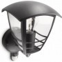 Aplica tip felinar pentru exterior cu senzor de miscare Philips CreekUP ,1xE27, max 60W, IP44, 130x180x195mm, Negru