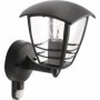 Aplica tip felinar pentru exterior cu senzor de miscare Philips CreekUP ,1xE27, max 60W, IP44, 130x180x195mm, Negru