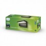 Aplica LED pentru exterior Philips Bustan, 2x4.5W (70W), 1000 lm, luminacalda (2700K), dimabila, IP44, 78x220x92mm, Antracit