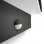 Aplica LED pentru exterior cu senzor de miscare Philips Bustan ,2x4.5W(70W), 1000 lm, lumina calda (2700K), dimabila, IP44, 78x2