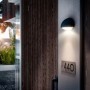 Aplica LED pentru exterior Philips Dust, 3W (31W), 270 lm, luminacalda(2700K), IP44, 90x178x120mm, Antracit