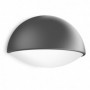 Aplica LED pentru exterior Philips Dust, 3W (31W), 270 lm, luminacalda(2700K), IP44, 90x178x120mm, Antracit