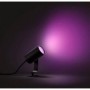 Extensie Spot LED RGB pentru exterior cu spike Philips Hue Lily, 8W (49W), 600 lm, lumina alba si color (2200-6500K), IP65, 70x8