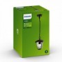 Pendul tip felinar pentru iluminat exterior Philips Creek, 1xE27, max60W, IP44, 820x175mm, Negru