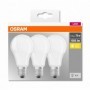 3 Becuri LED Osram Base Classic A, E27, 10W (75W), 1055 lm, luminacalda(2700K)