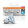 3 Becuri LED Osram Base PAR16 36°, GU10, 4.3W (50W), 350 lm, luminaneutra (4000K)