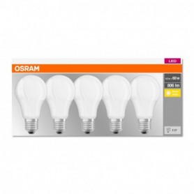 5 Becuri LED Osram Base Classic A, E27, 8.5W (60W), 806 lm ,luminacalda(2700K)