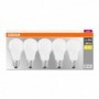 5 Becuri LED Osram Base Classic A, E27, 8.5W (60W), 806 lm ,luminacalda(2700K)