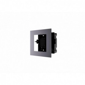 Panou frontal pentru un modul videointerfon modular Hikvision DS-KD-ACF1 montare incastrata material aluminiu, doza de plastic i