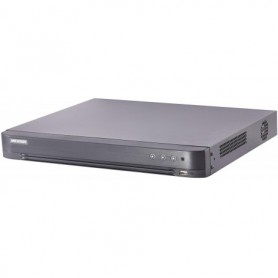 DVR Hikvision Turbo HD 4.0, DS-7204HUHI-K1/P 5MP 4 Channel H265 +H265H264+H264, 4-ch video and 4-ch audio input, 2-ch IP up to 6