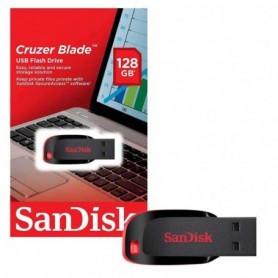Memorie USB Flash Drive SanDisk Cruzer Blade, 128GB, USB 2.0