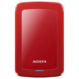HDD extern ADATA, 1TB, HV300, 2.5, USB 3.1, Senzor protectie socuri, Criptare Date, Ultraslim, Rosu